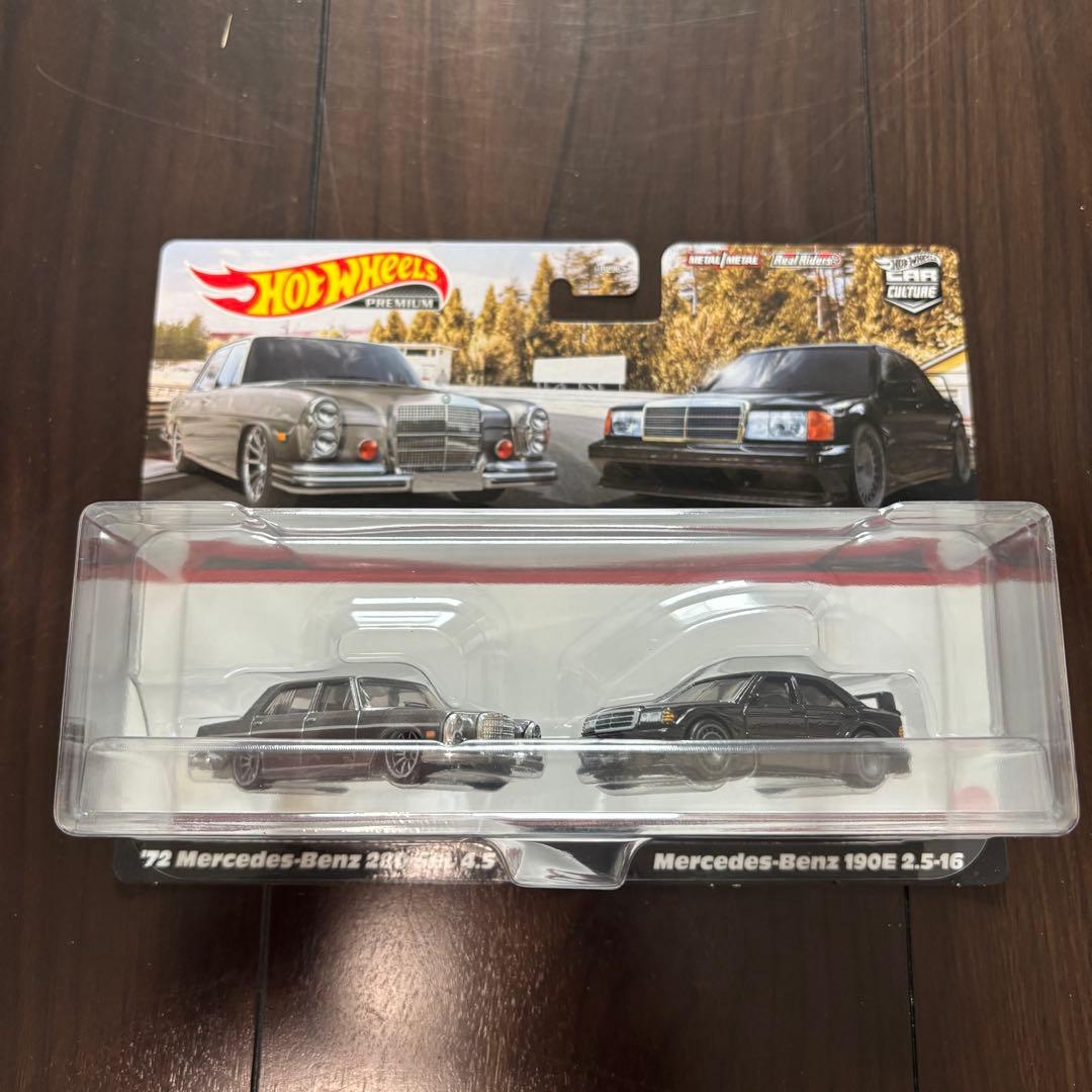 新品未開封絶版ホットウィールプレミアム8台ベンツ280SELダットサン 510