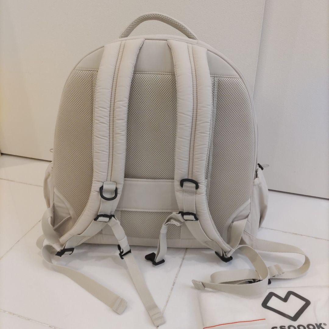 ssoook 両窓フロントバッグ【SO-CA413】 ベージュ XL おまけ付き