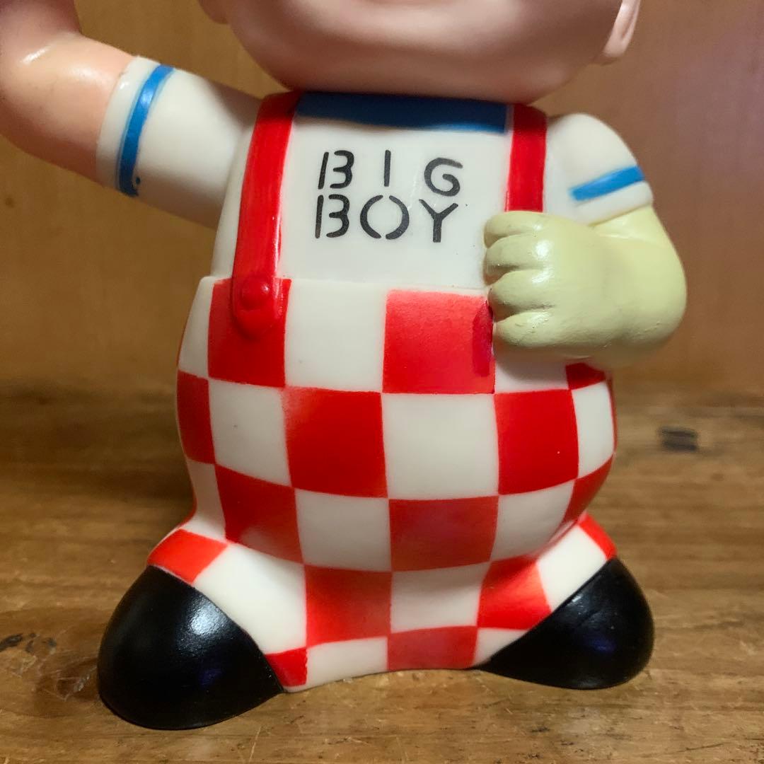 激レアアンティーク　BIG BOY マネーバンク　緑メタリック髪色バージョン