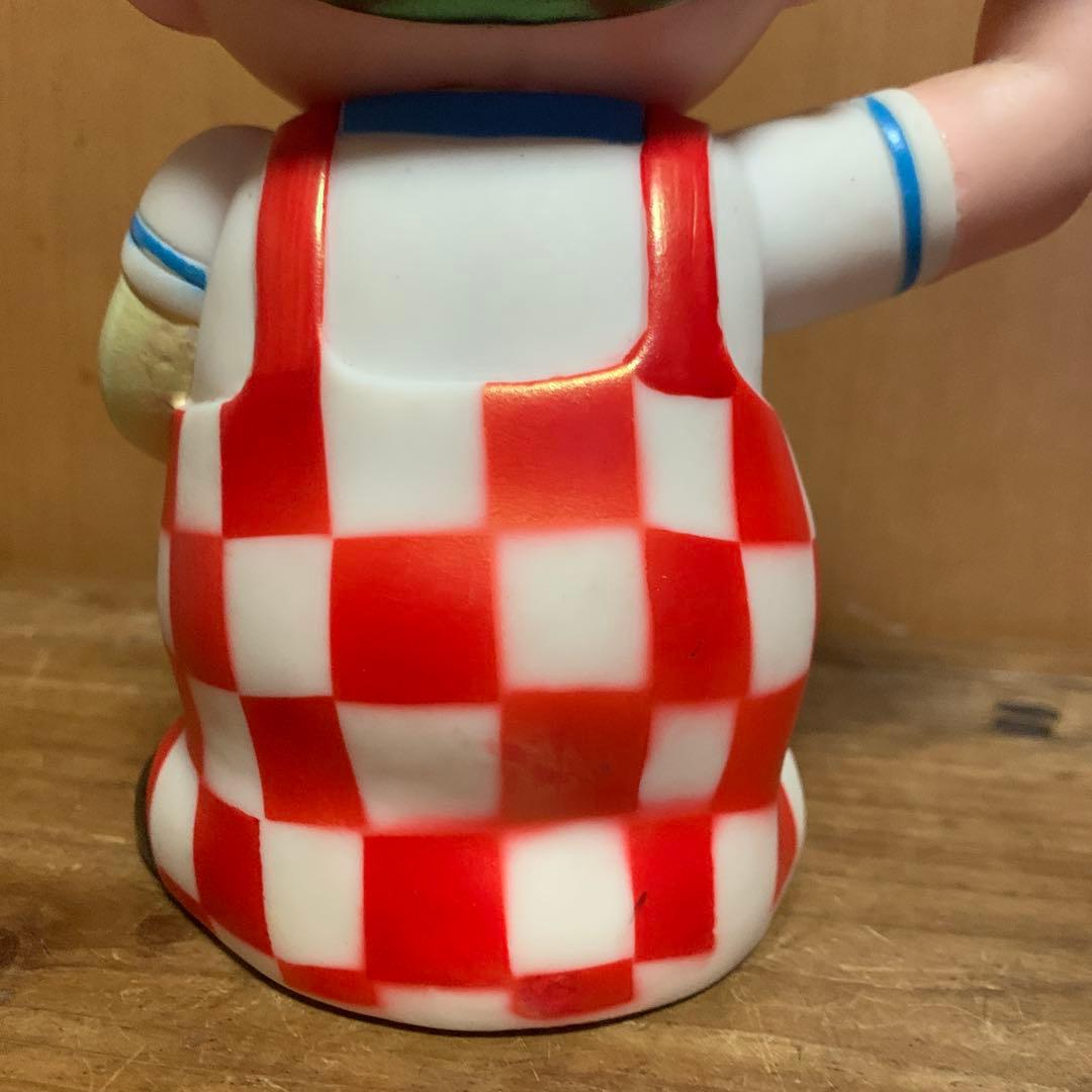 激レアアンティーク　BIG BOY マネーバンク　緑メタリック髪色バージョン