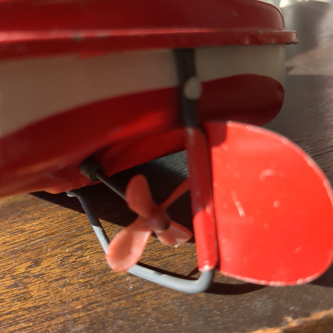 昭和レトロ　ブリキ玩具おもちゃ　米澤製ブリキボート