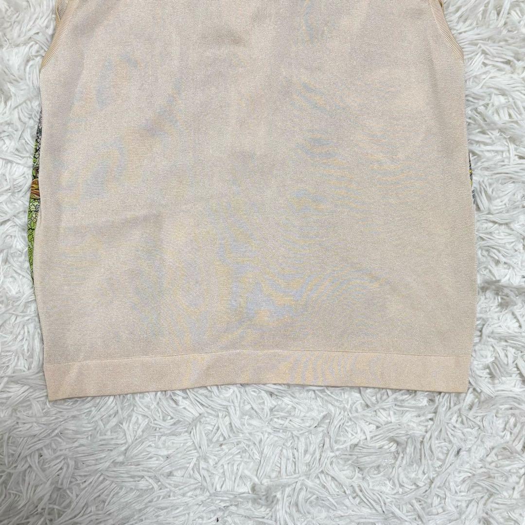 Jungle Love HERMES ノースリーブ　ポロシャツ　シルク　スカーフ