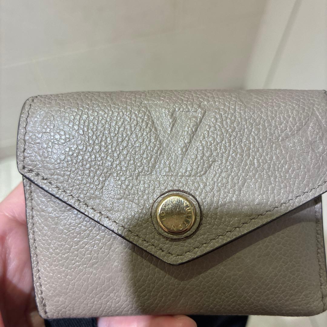 ルイヴィトン ポルトフォイユ・サラ バイカラー モノグラム・アンプラント レザー