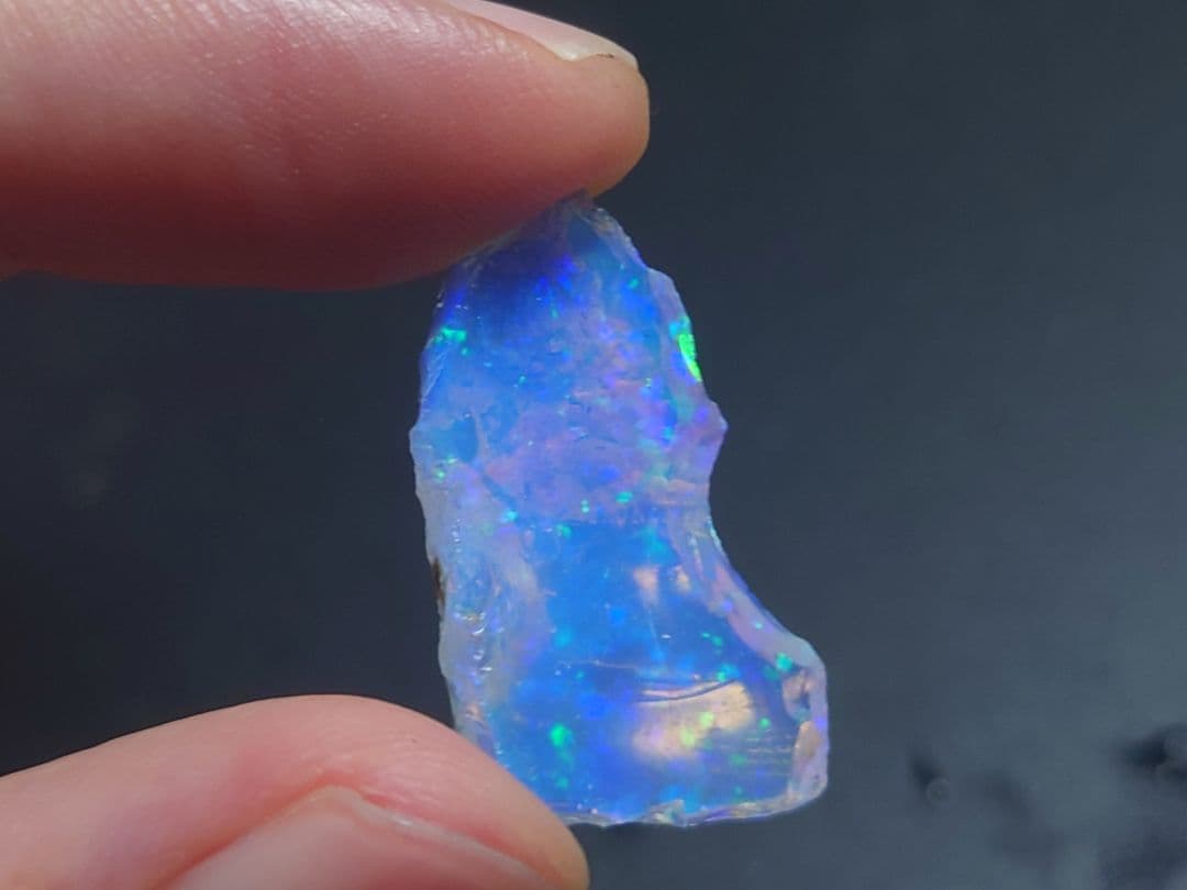 エチオピアウェロ産オパール 星空のような 鉱物標本 原石 チョーク