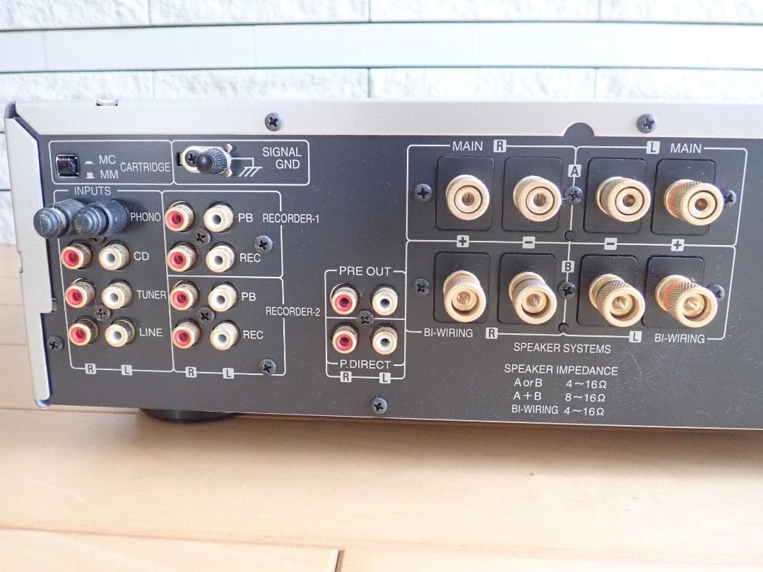 DENON PMA-1500SE-SP プレミアムシルバー リモコンあり