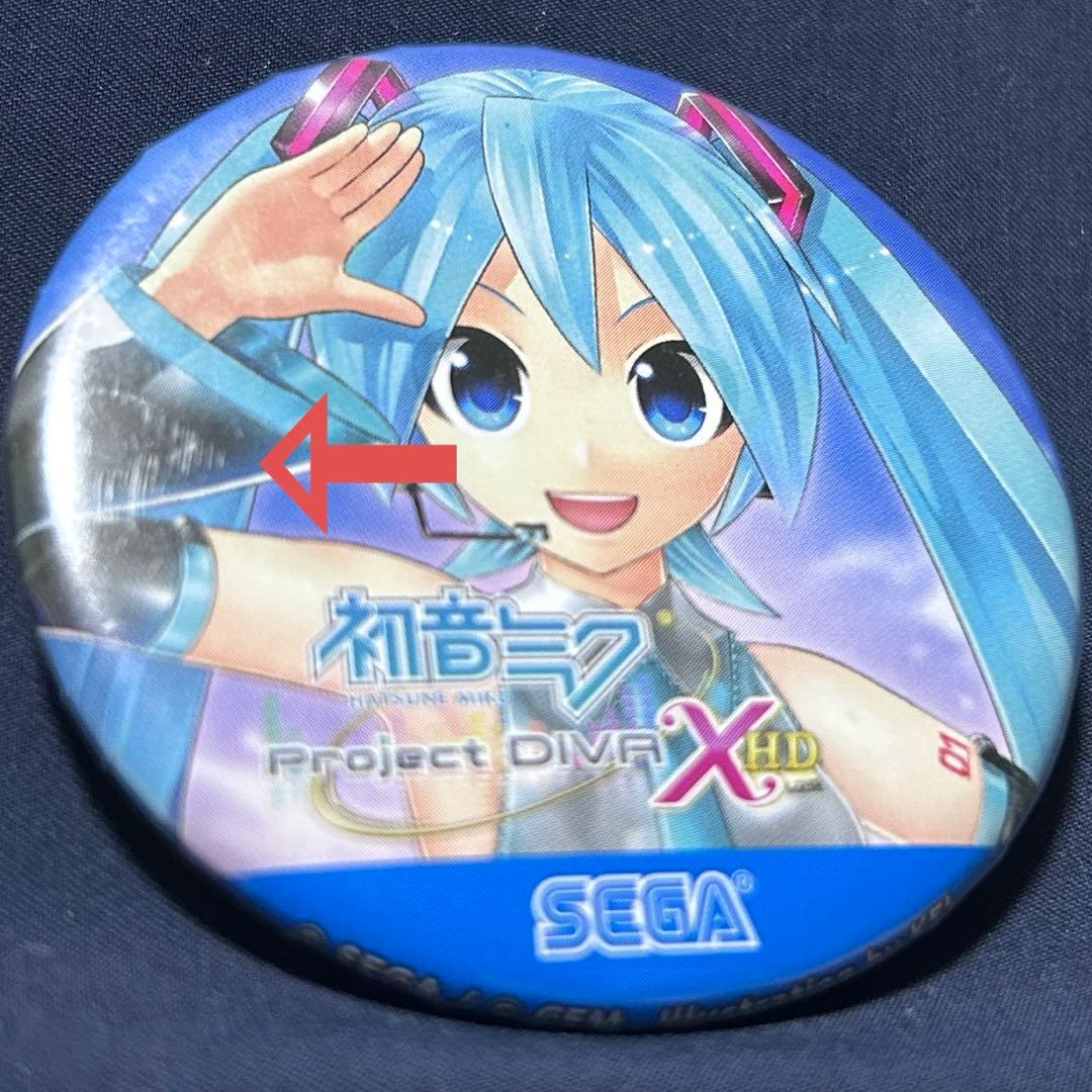 初音ミク セガ名作缶バッジ カプセルトイ Project DIVA 【傷アリ】
