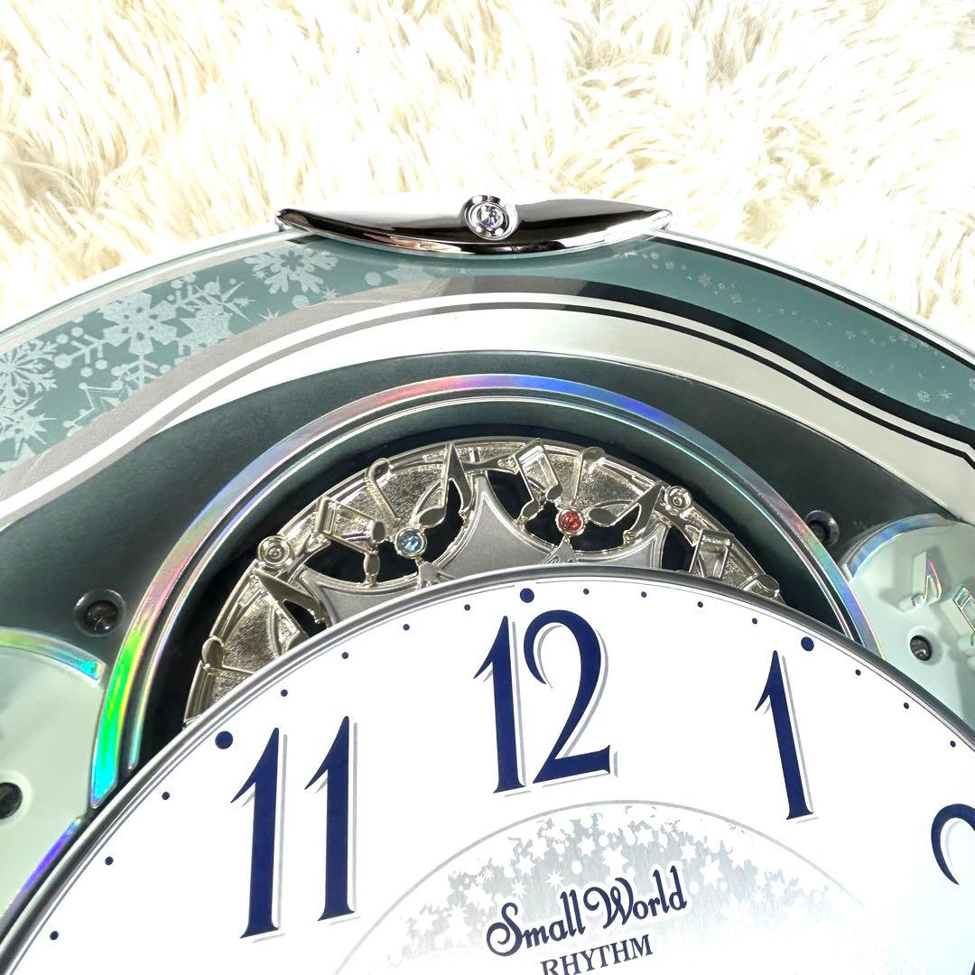 美品✨からくり時計　RHYTHM Small World 4MN537