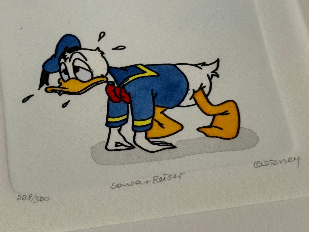 貴重 【限定 500】Sowa&Reiser ディズニー ドナルド 版画