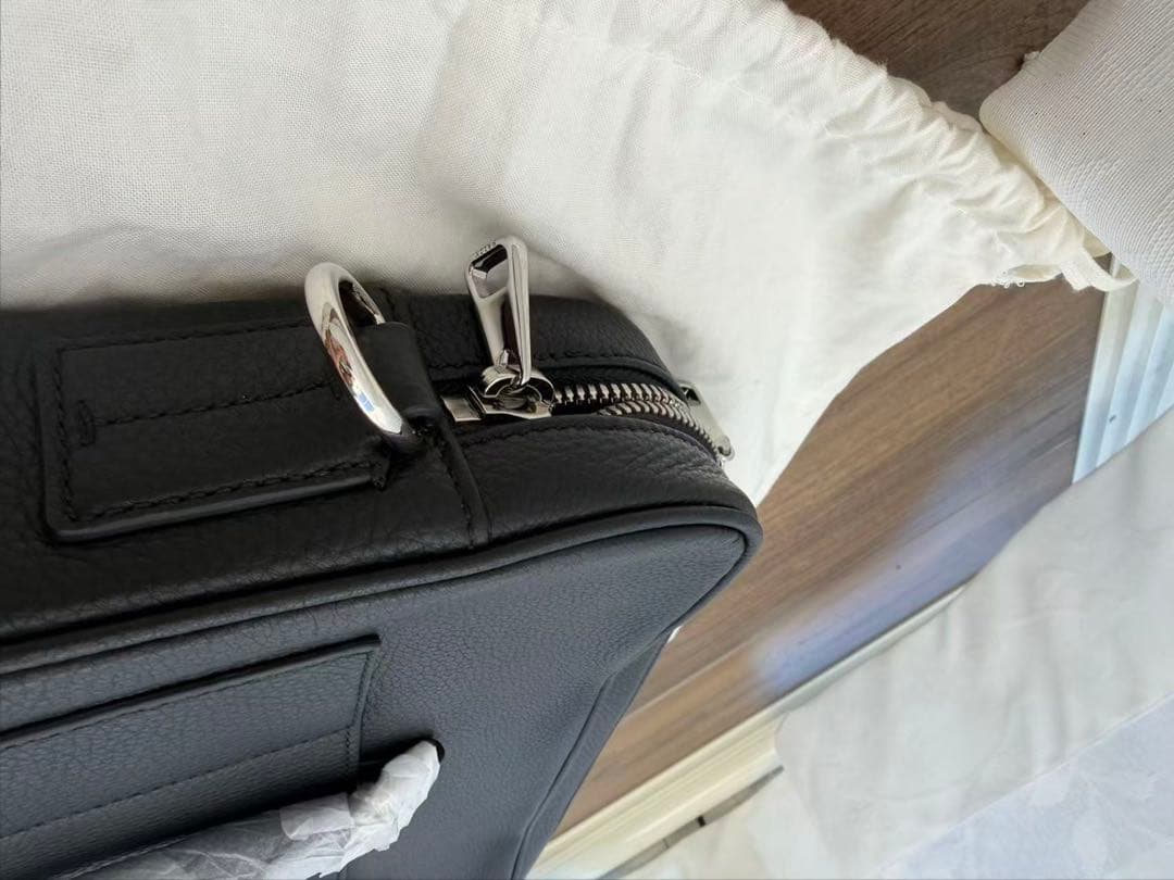 BALLY バリー　MALESO 2WAY ブラックレザー ビジネスバッグ