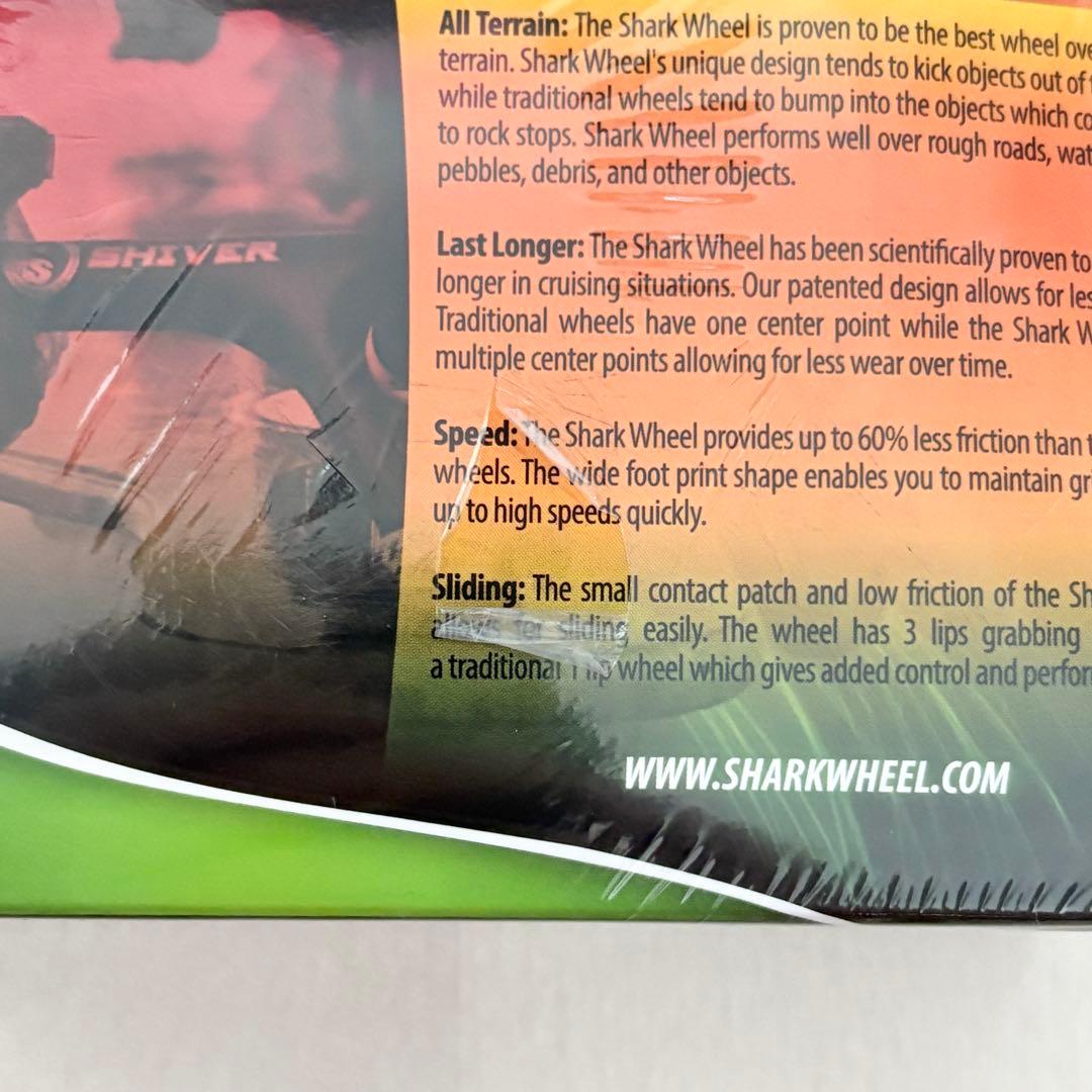 46☆新品 未開封☆シャークウィール 72mm 78a ブラック