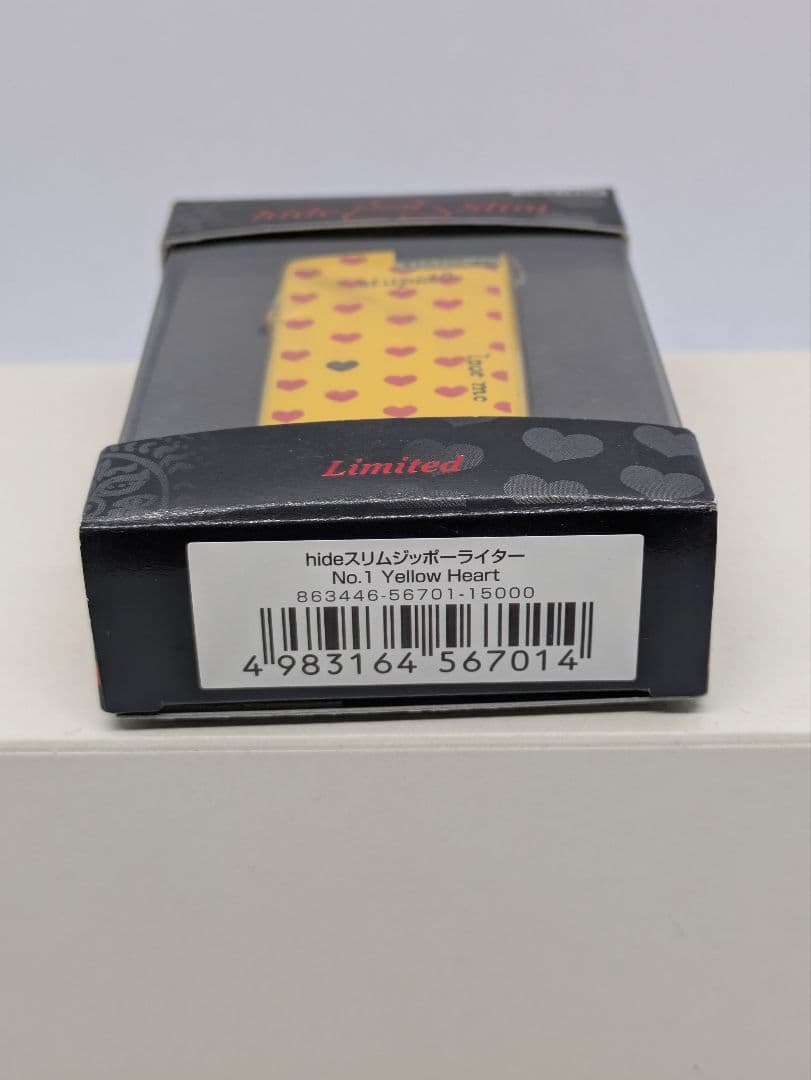 hide イエローハート ジッポー スリム 未使用品 ZIPPO hide zippo