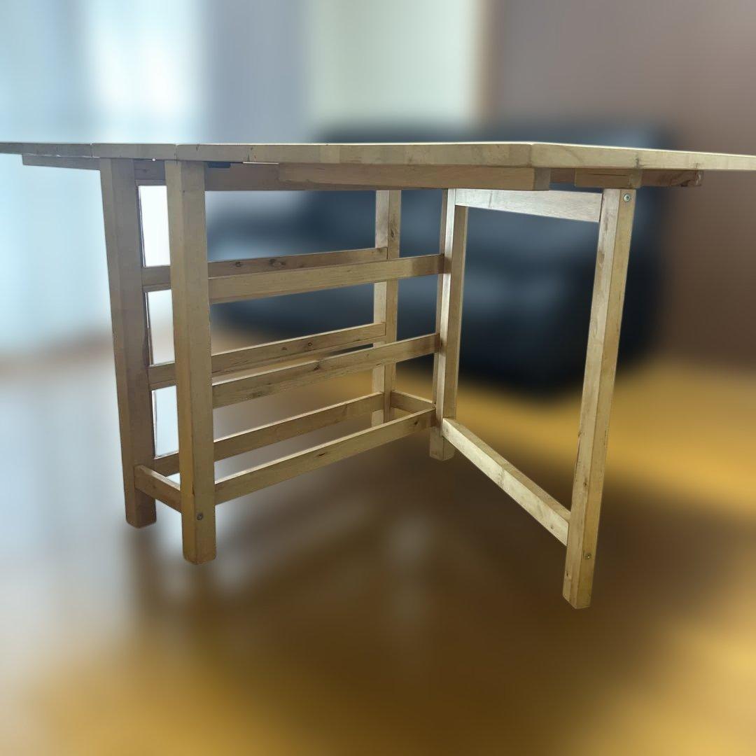 しこたんですIKEA 折りたたみテーブル　ノールデン　ゲートレッグテーブル