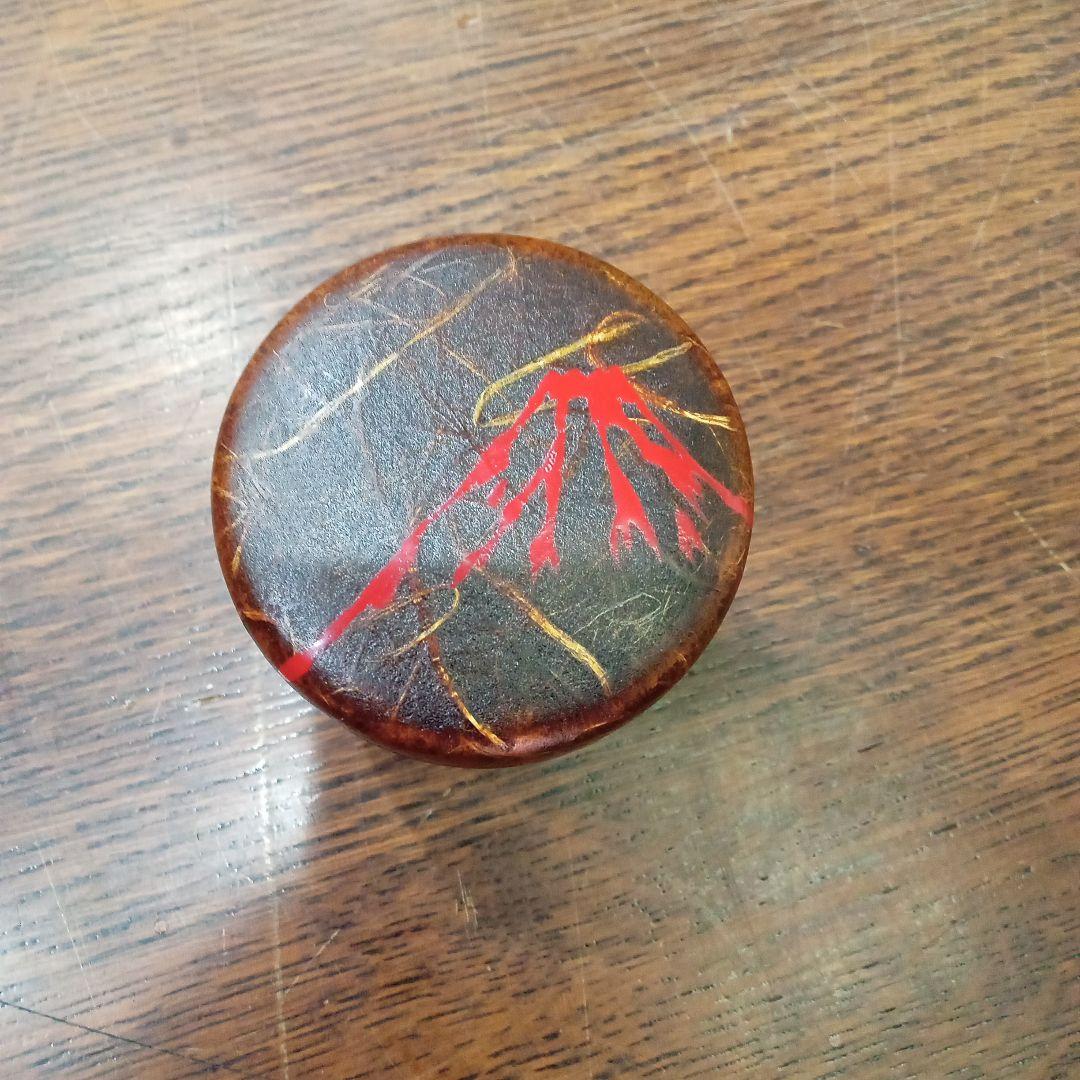 棗 1月 赤富士山 雲竜和紙張 大棗 剛山 書付 茶道具 正月 初釜 - メルカリ