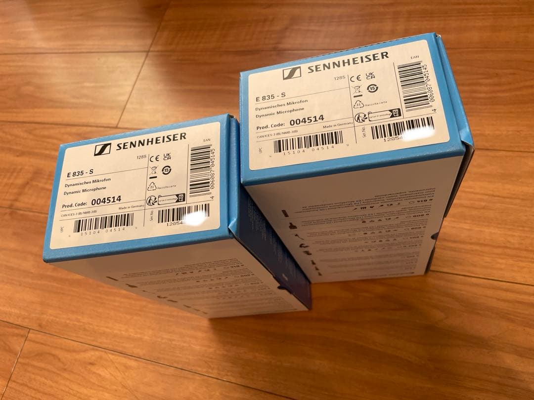 SENNHEISER E835-S ダイナミックマイク スイッチ付 新品2本
