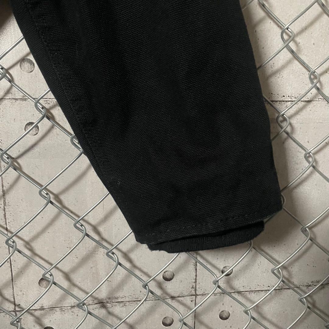 MACTOOLS マックツール ダック生地 短丈ジャケット ロゴ刺繍 黒 XL程