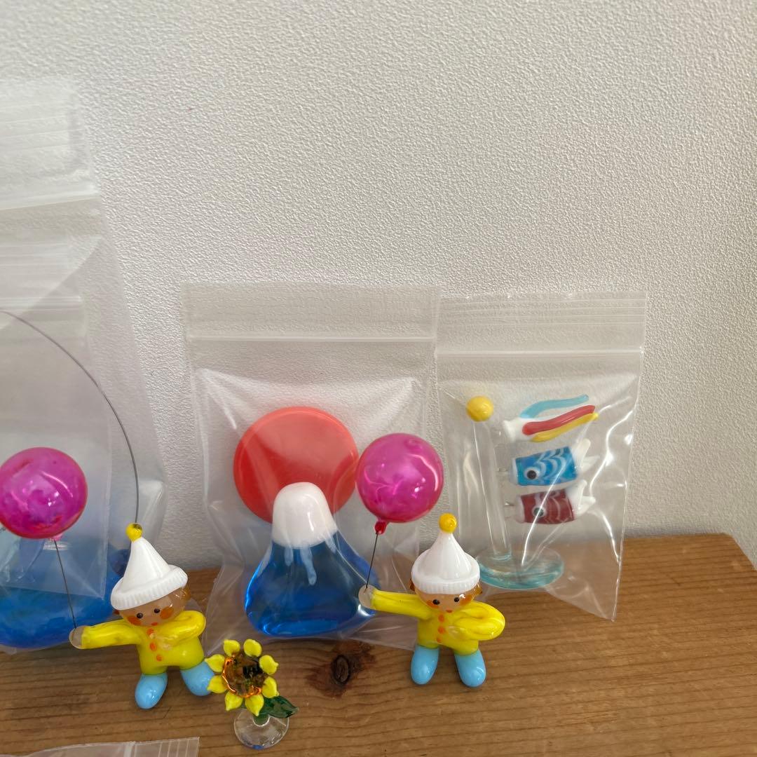 ガラス細工 新品 クリスマス ツリー ハロウィン ダルマ ひなまつり