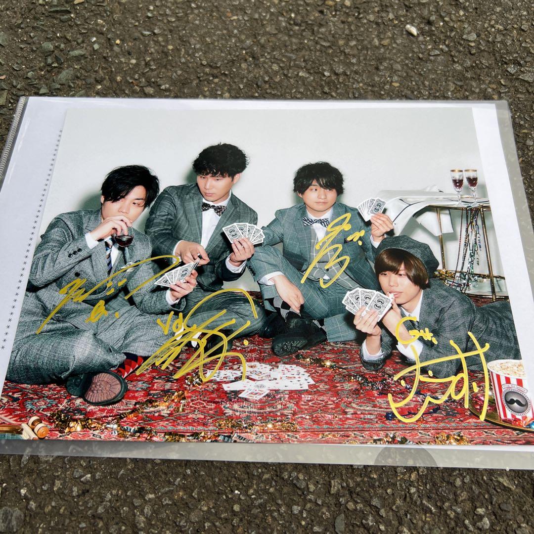 official髭男 直筆サイン入り写真 Official髭男dism 直筆サイン入り