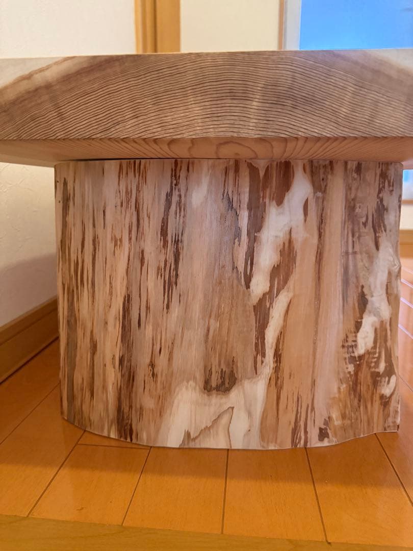販売 中家具・インテリア - 天然杉高級節なし中杢目テーブル 一枚板