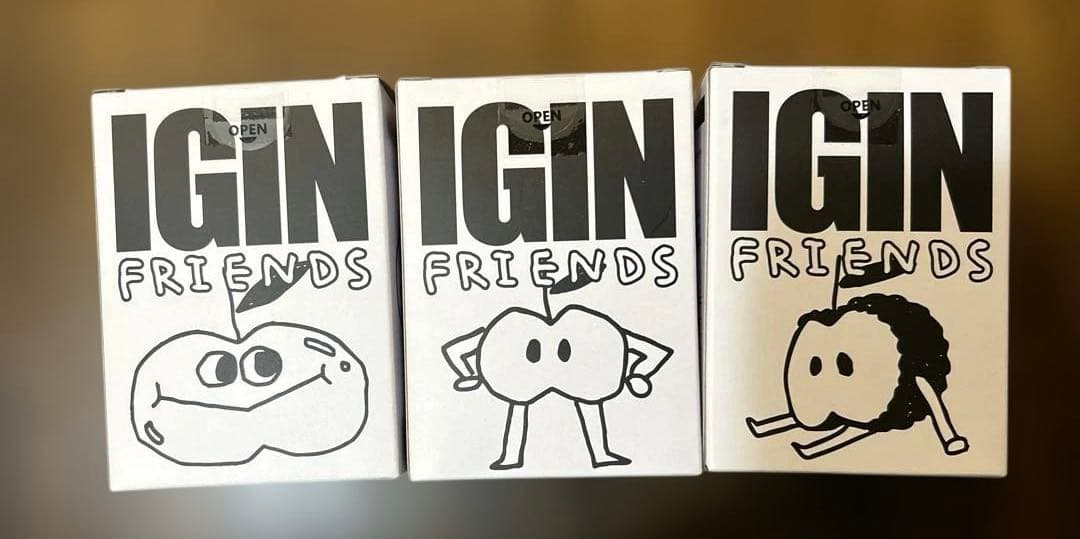 IGIN FRIENDS キーホルダー3点Set① BTS ジン