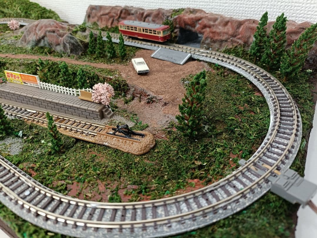 TOMIX 卓上ジオラマ レイアウト パワーユニット 電車 ストラクチャ 信号付