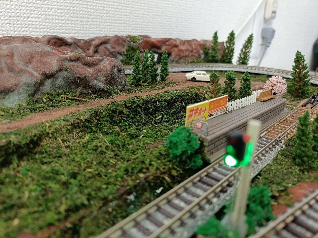 TOMIX 卓上ジオラマ レイアウト パワーユニット 電車 ストラクチャ 信号付