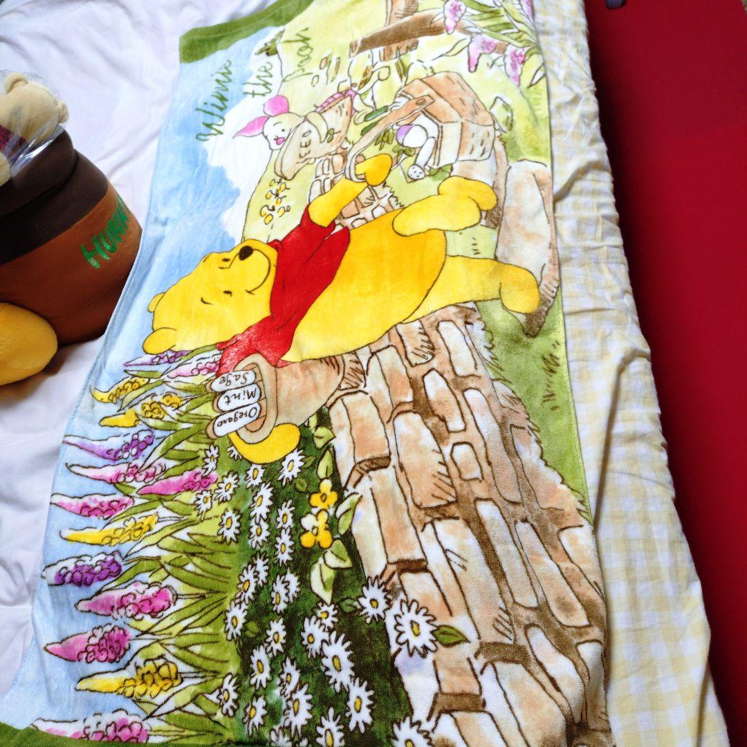 くまのプーさん ハニーポット付きぬいぐるみセットバスタオル大付き