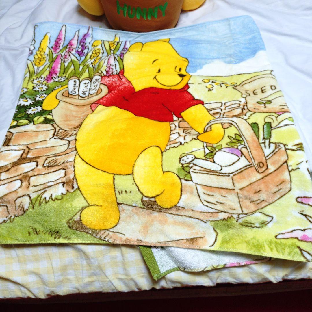 くまのプーさん ハニーポット付きぬいぐるみセットバスタオル大付き