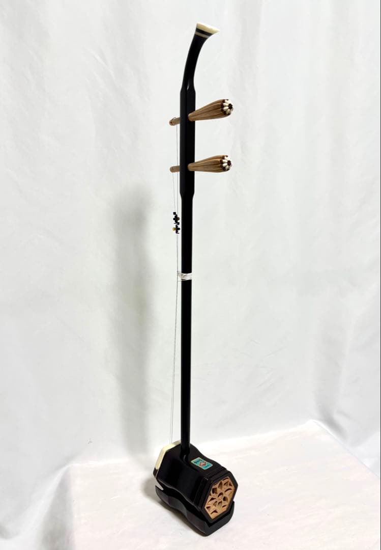 二胡　セット　本皮製　牡丹牌