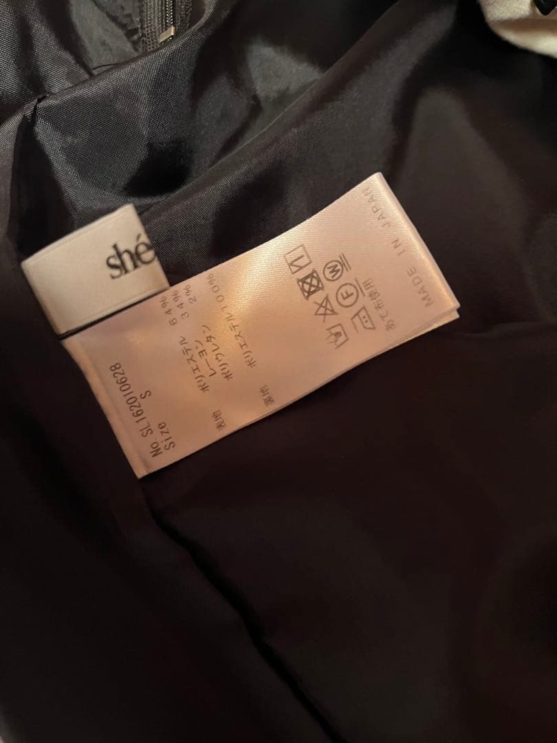 sheller シェリエ　リボン　タイトスカート