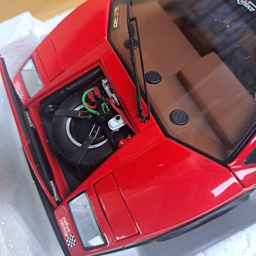 京商 ランボルギーニ カウンタック ウォーターウルフ 赤 1/18 開閉機能あり