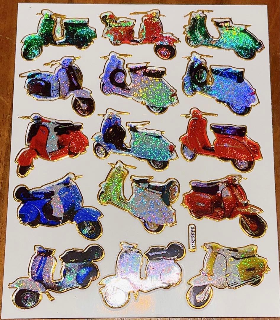 キラキラシール☆早い者勝ちレトロレア車ヒスミニデッドベアレコード