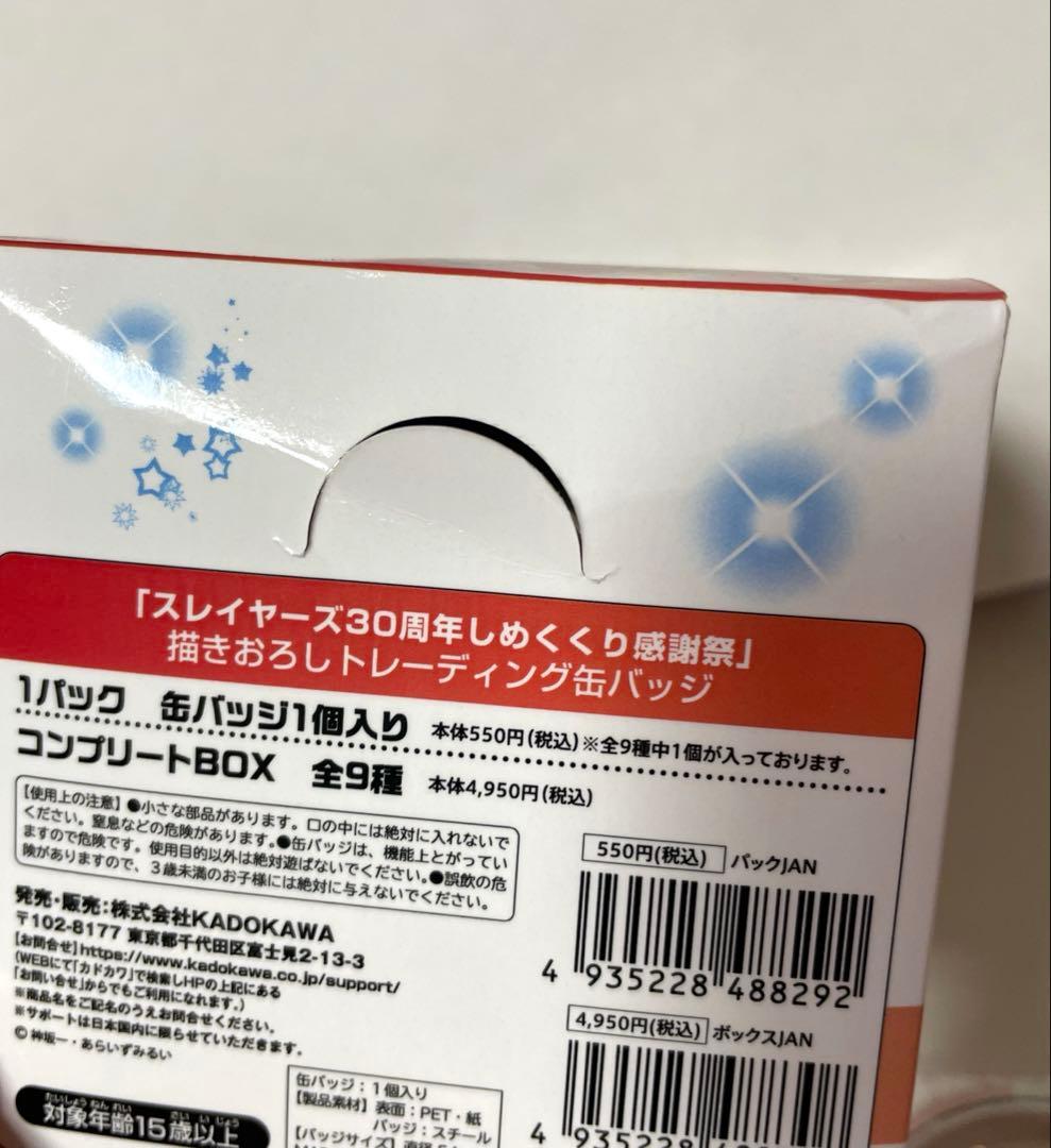 スレイヤーズ30周年しめくくり感謝祭」缶バッジ コンプリートBOX(特典