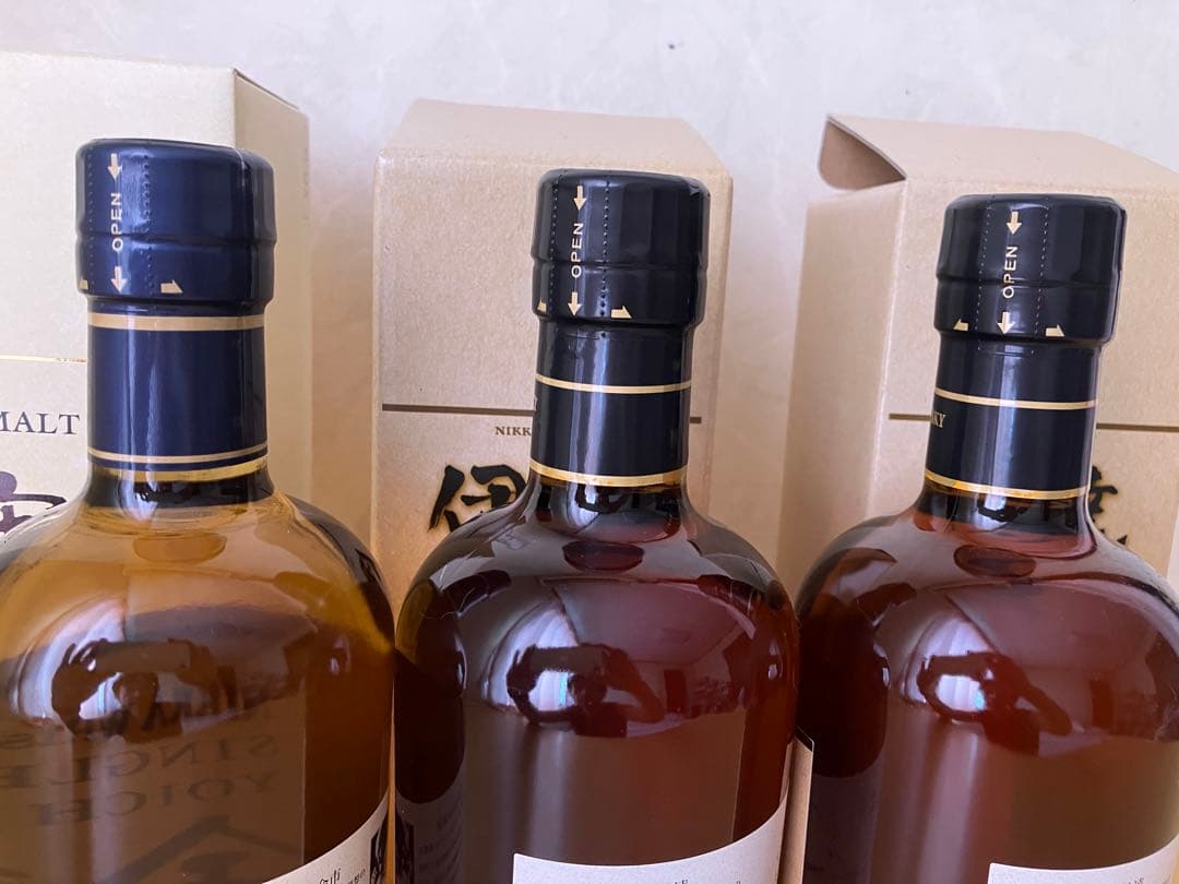 余市 シングルモルト & 伊達 2本 計3本セット