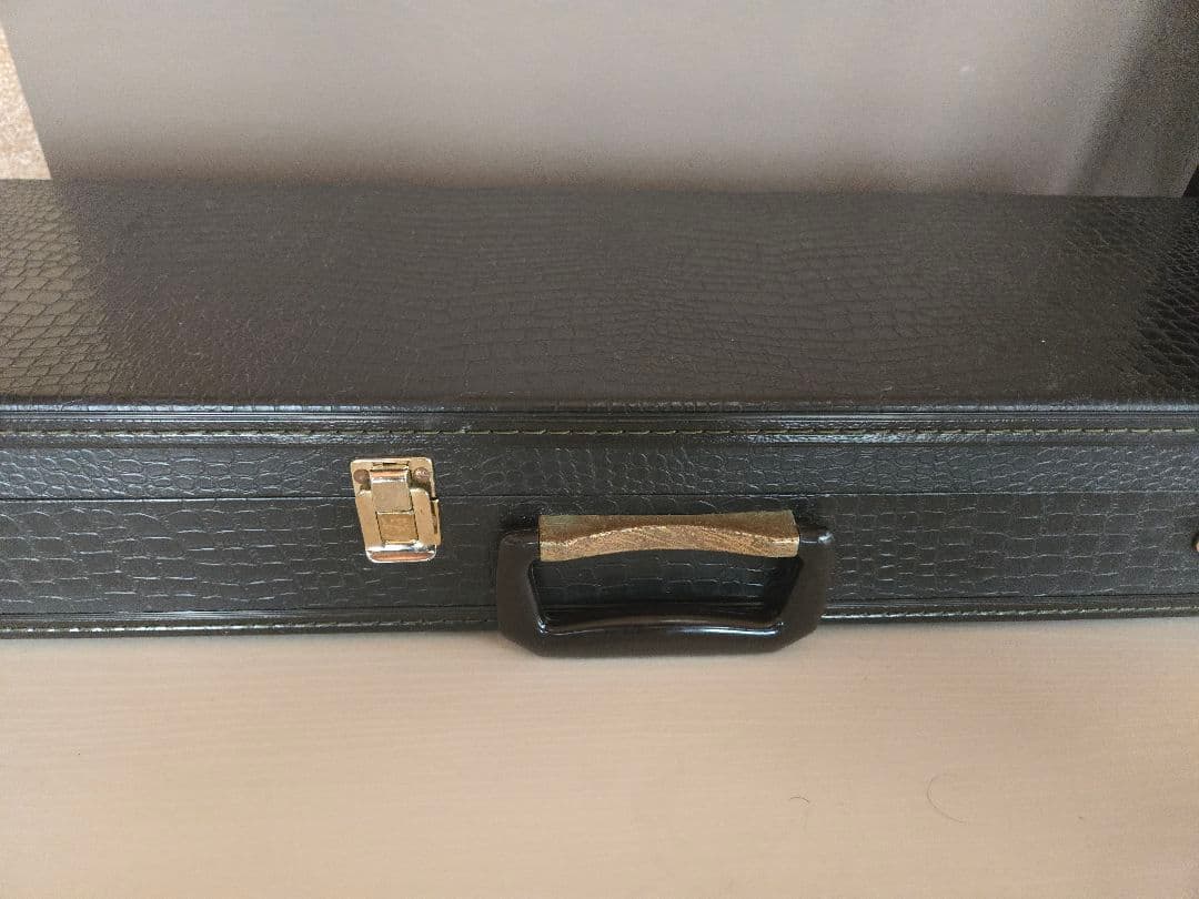 国産　守礼印 ハードケース 琉球 沖縄 三線 全長79cm 蛇皮柄