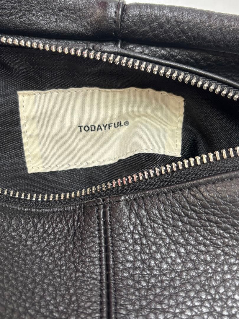 TODAYFUL 本革　レザーラップバッグ ハンドバッグ