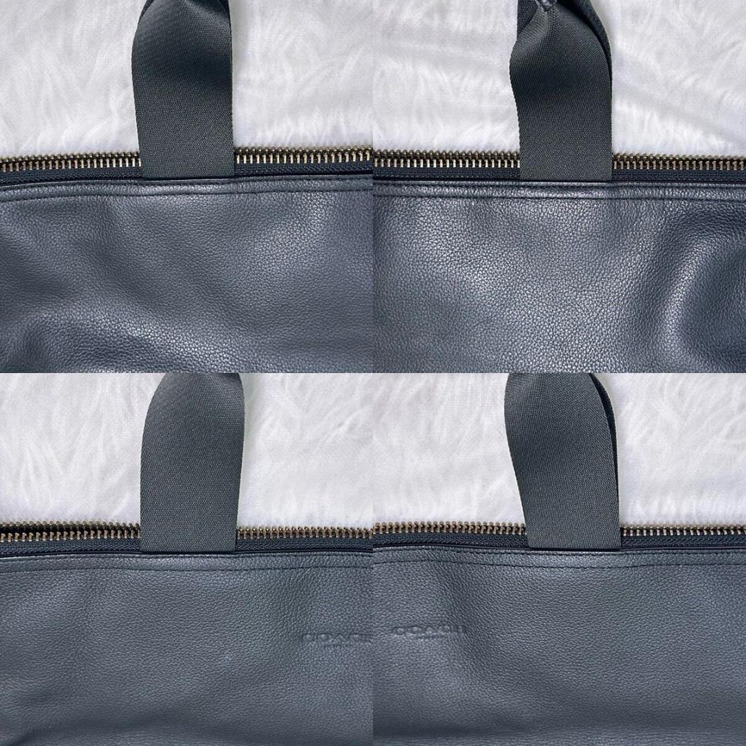 極美品】コーチ フォールドオーバー ビジネスバック 2way レザー A4可