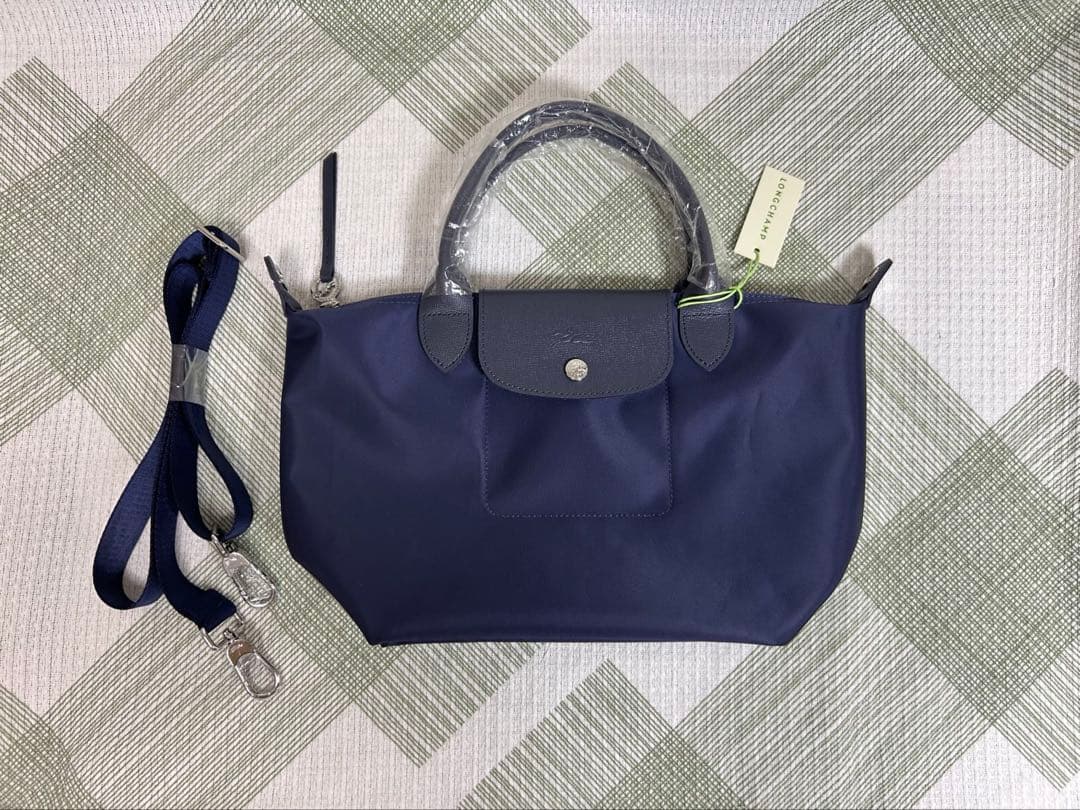 《LONGCHAMP》プリアージュ トップハンドバッグ　S/ネービー