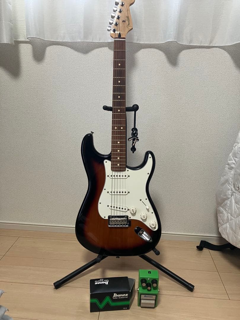 Fender Stratocasterメキシコ製　Tube Screamer付き