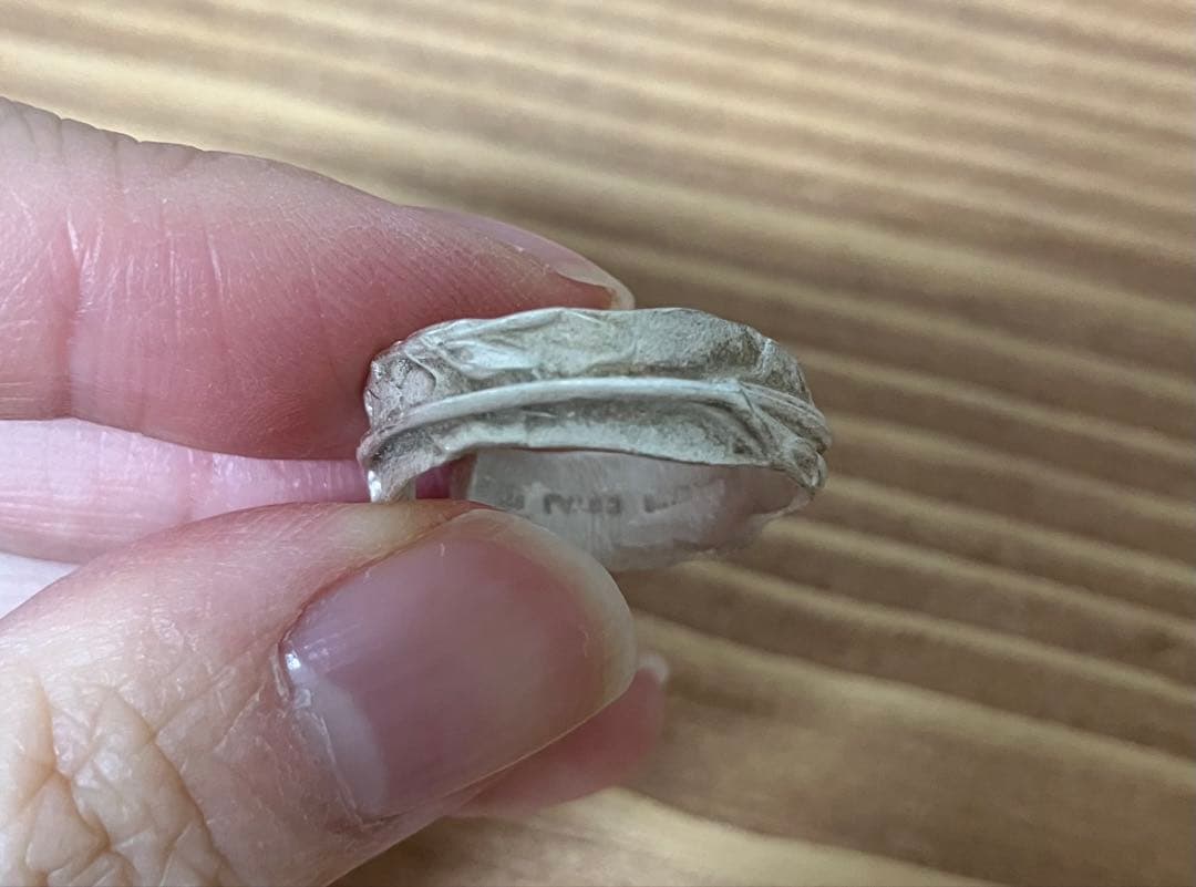 12/31まで　UMAWANG × DETAJ HERB SILVER RING