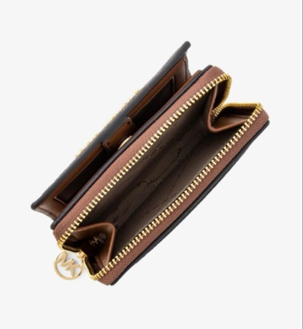 MICHEAL KORS マイケルコース 折り財布 ジップ チャーム ウォレット