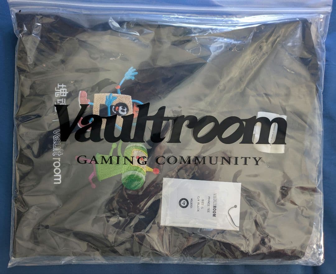 vault room 塊魂コラボ PRINCE TEE Lサイズ BLACK