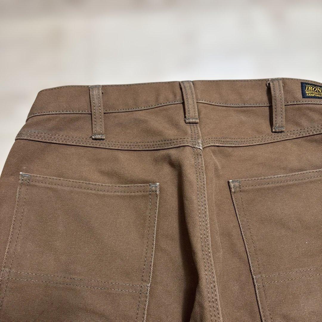 IRON HEART アイアンハート ロガー ダブルニーワークパンツ ブラウン