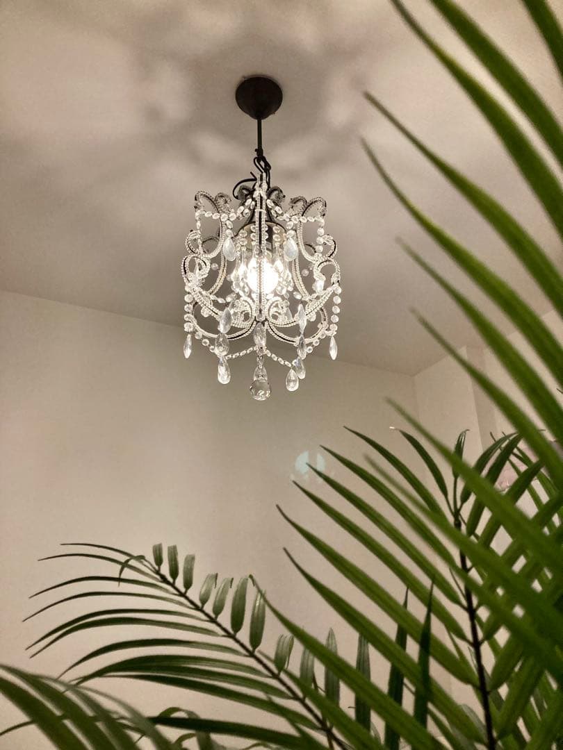 専用】サラグレース シャンデリア 1灯Juliaシャビーグレー LED