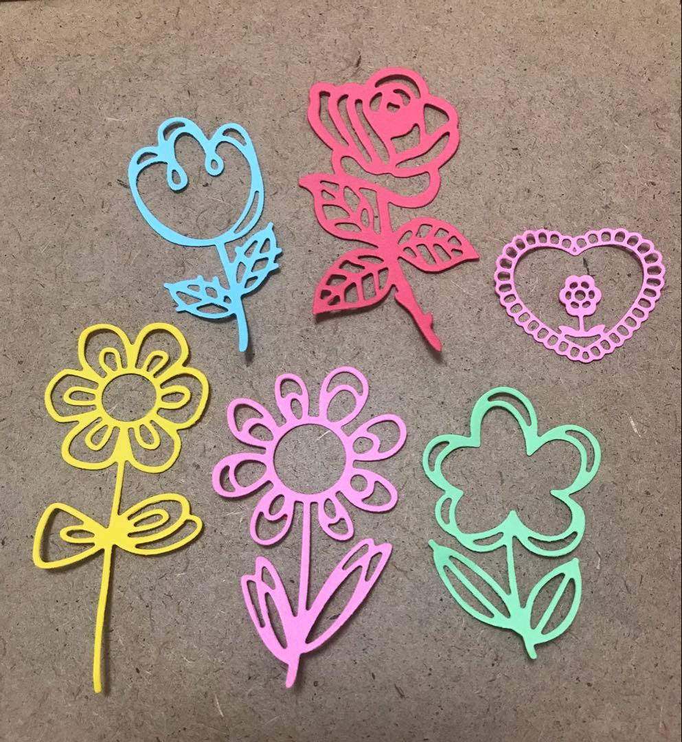 クラフトパンチ ダイカット お花セット - メルカリ