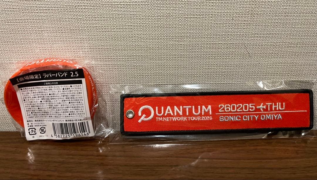 2/5大宮会場限定】TM NETWORK フライトタグ ラバーバンド小室哲哉