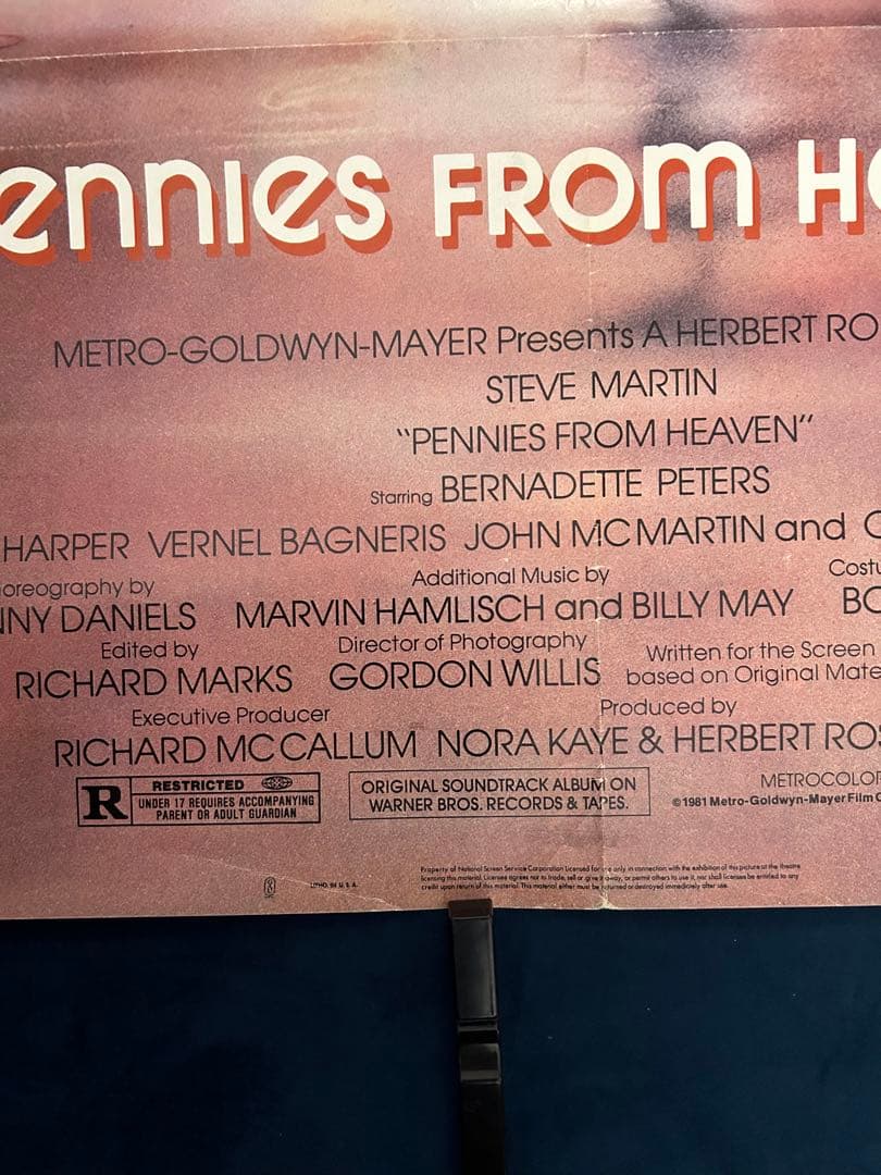 ペニーズ・フロム・ヘブン USオリジナル映画ポスター