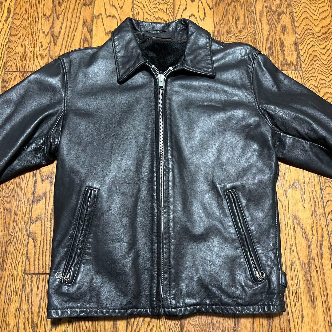 Schott】希少 652 シングルライダースジャケット 38