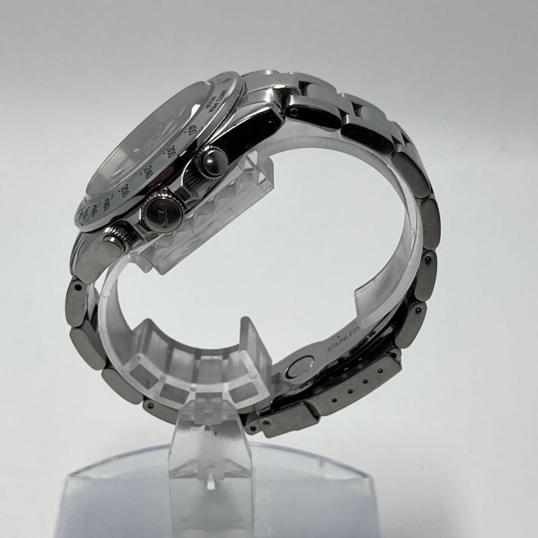 【新品電池】テクノス TGM615 クロノグラフ 腕時計 10気圧防水 黒文字盤