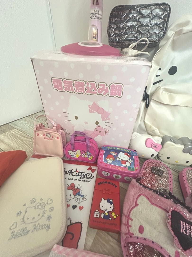 キティちゃん　まとめ売り　平成レトロ　サンリオ　扇風機　電気煮込み鍋