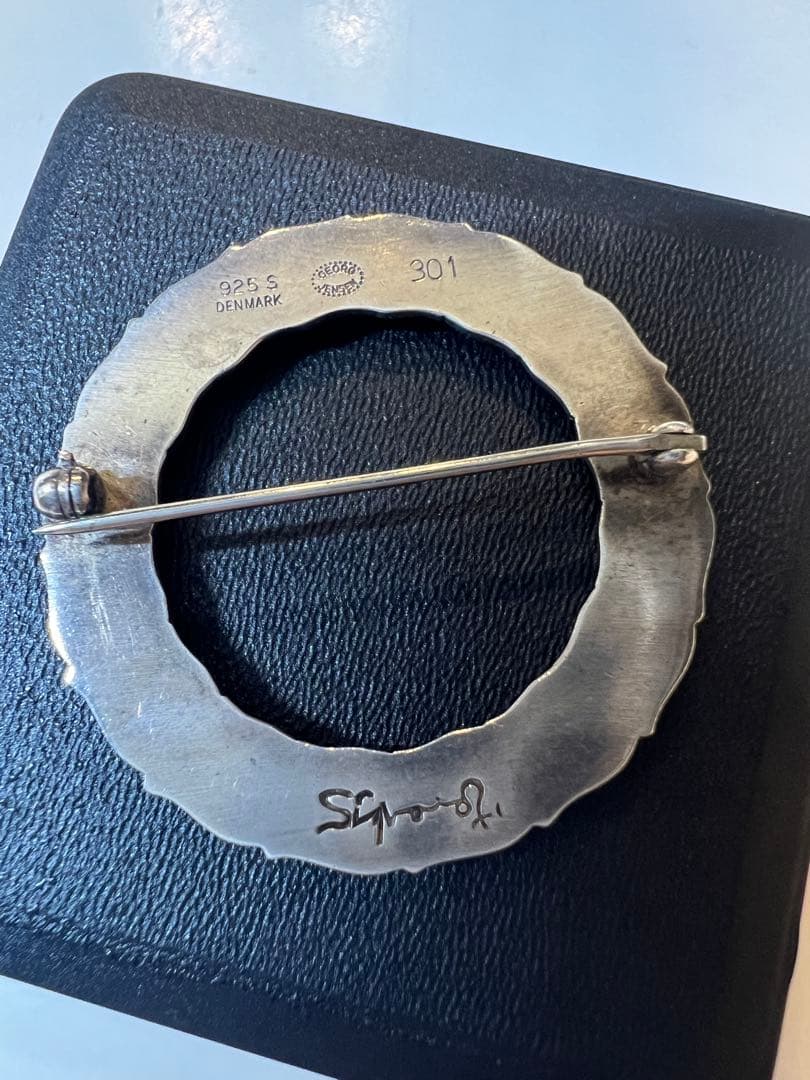 廃盤】ジョージジェンセン GEORG JENSEN 301 ブローチ